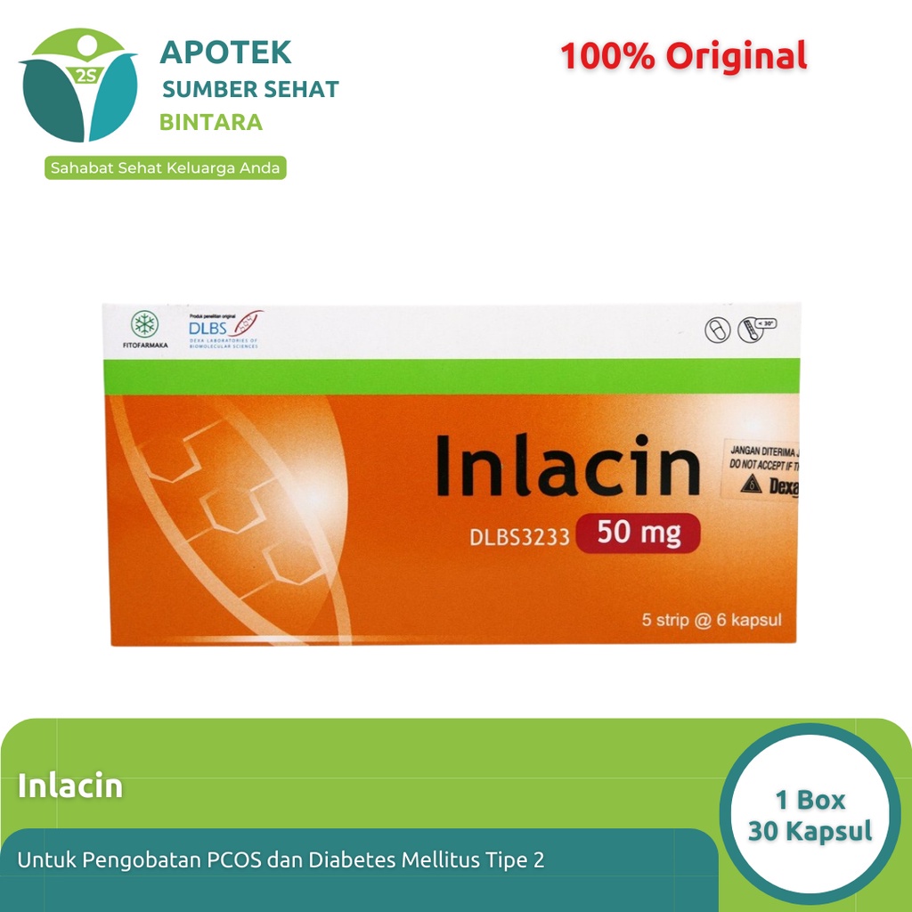 Inlacin Kapsul Obat PCOS PROMIL dan Diabetes Mellitus