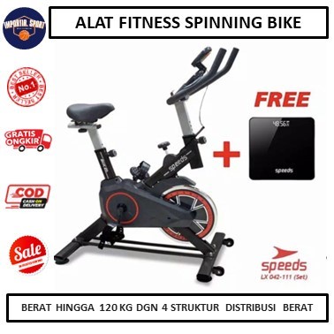 Spinning Bike Alat Fitness Sepeda Statis Sepeda Fitness SPEEDS 042-111