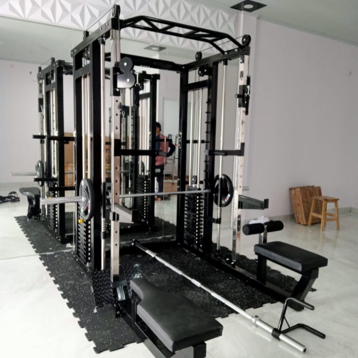 Smith Machine machin cable crossover alat fitness