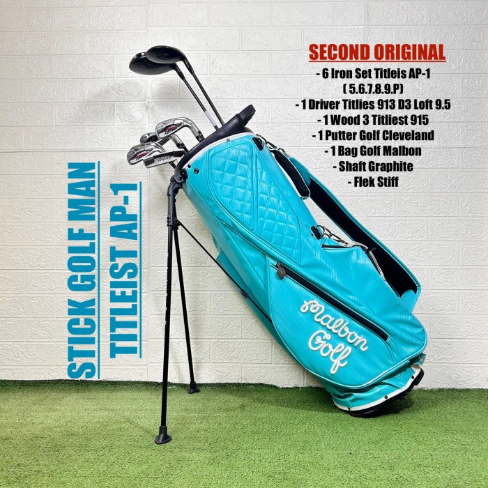 Stick Golf Man Titleis Golf Shaft Stell Second Original Fullset Bag Golf