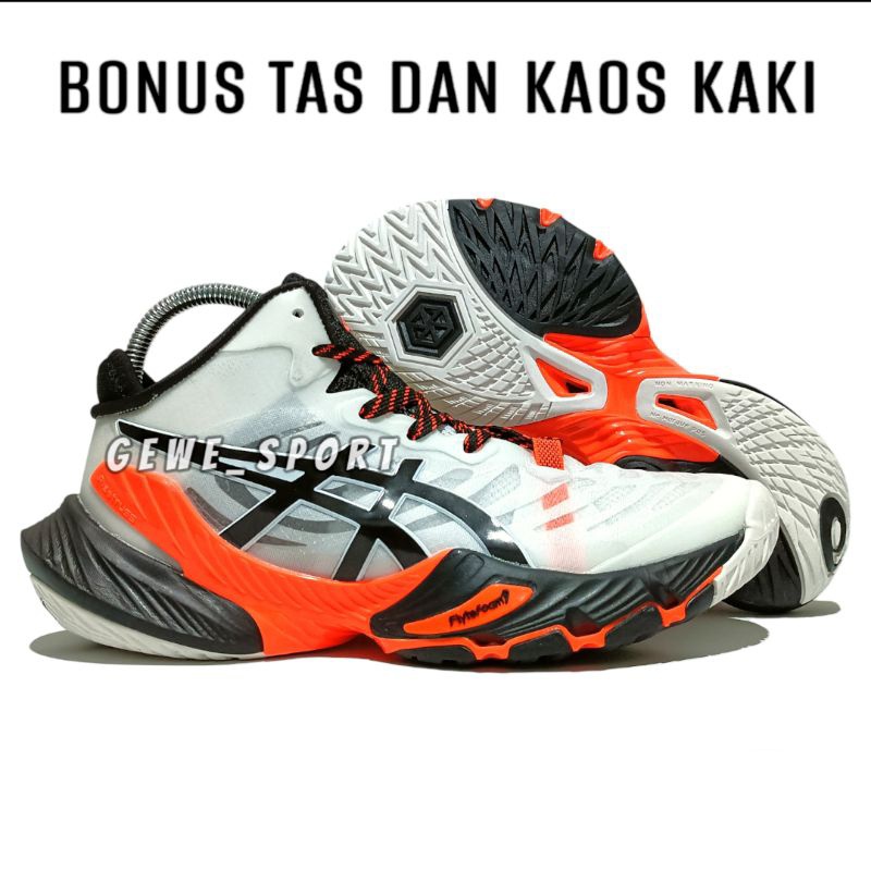 sepatu voli metaris grade ori berdecit bonus tas kaos kaki