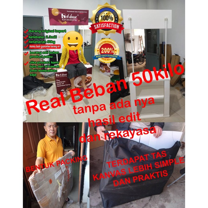 Terlaris Event desk polos tanpa printing