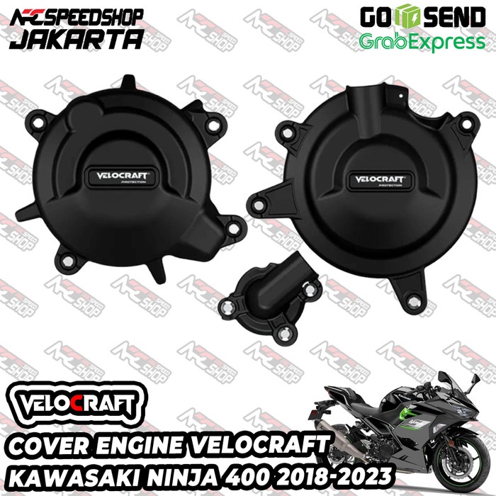 Cover Engine / Engine Guard VELOCRAFT Case Pelindung Guard Protection Blok Mesin Kawasaki New Ninja