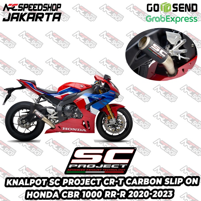 Knalpot SC Project Exhaust CR-T carbon CBR1000 R RR CBR1000RR CBR1000R CBR 1000 Slip On
