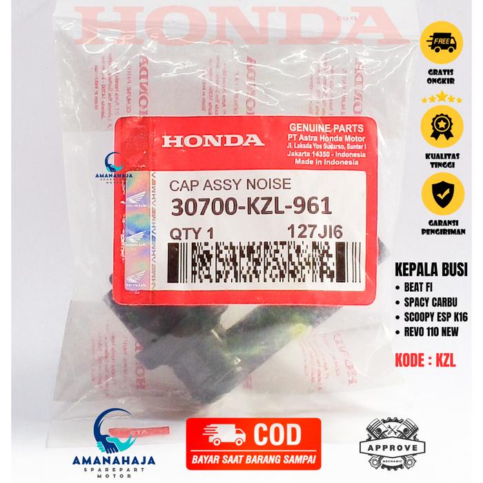 KEPALA BUSI MOTOR HONDA BEAT F1 (KZL) SPAREPART HONDA SPAREPART ASLI / SPAREPART KUALITAS / SPAREPAR