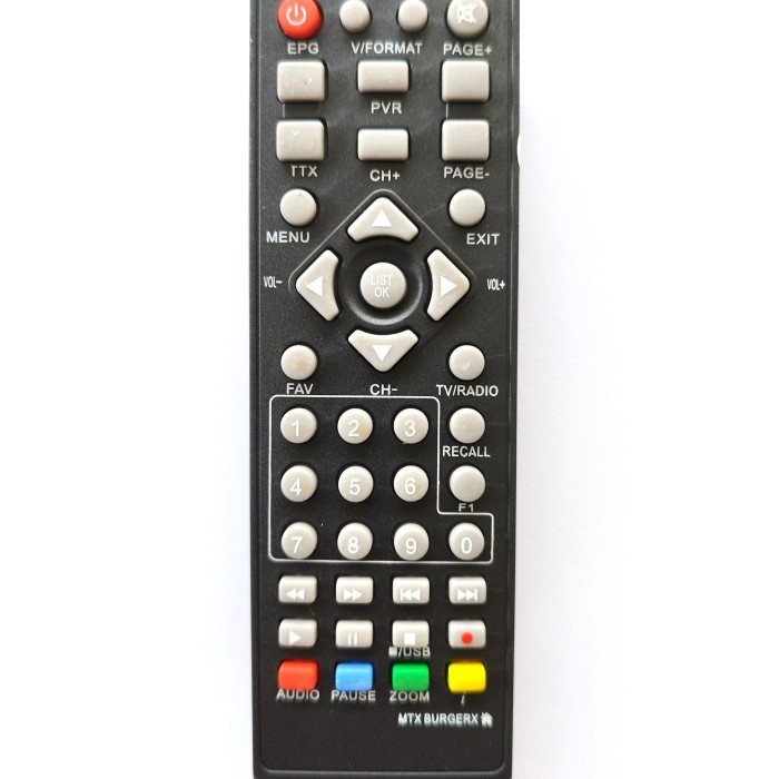 JTTOP" REMOT REMOTE STB MATRIX BURGER SET TOP BOX DIGITAL DVB-T2