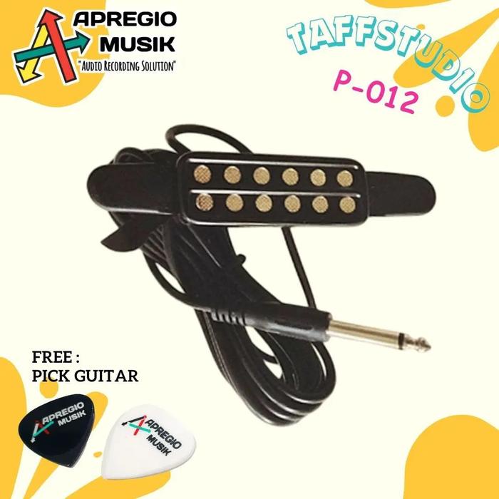 TAFFSTUDIO P011 P-011 P012 PICKUP GITAR AKUSTIK WITH TONE VOLUME CONTROL