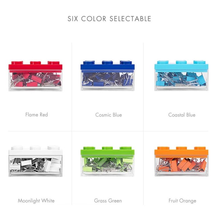 

YOUPIN FIZZ COLORFUL BINDER LONG TAIL CLIPS KLIP KERTAS - BIRU