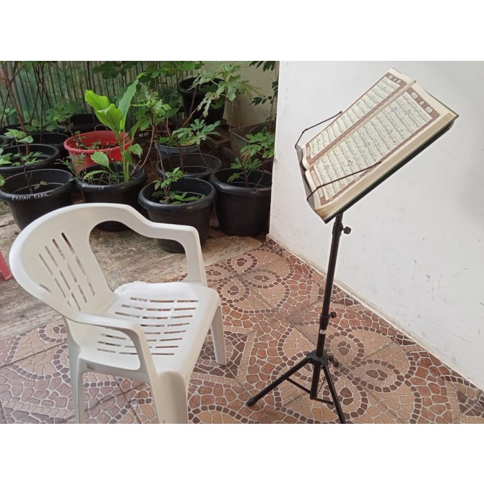 PROMO Meja Baca Quran Lipat - Stand Quran Rehal Duduk Berdiri - Praktis