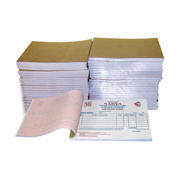 

HOT SALE! CETAK NOTA SATUAN BERWARNA 2 PLAY A4/A5/A6/A8 MURAH