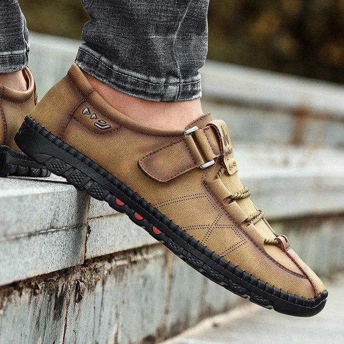 PANTOFEL PRIA KULIT SAPI ASLI SEPATU ORIGINAL KASUAL IMPORT COWOK 020