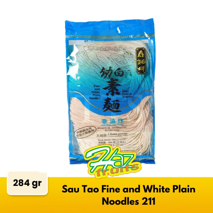 

Sale Terbatas Misoa Sau Tao Fine And White Plain Noodles Misua Sautao Biru 284 Gram Aman