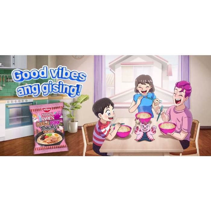 

Sale Terbatas Nissin Garlic Ramen Pork Tonkutsu 60G Mie Instan Impor Filipina Aman