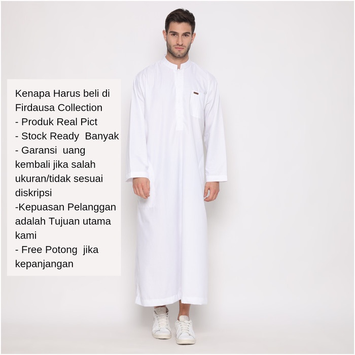 gamis jubah laki terbaru/gamis putih pria/gamis jumbo/jubah jumbo