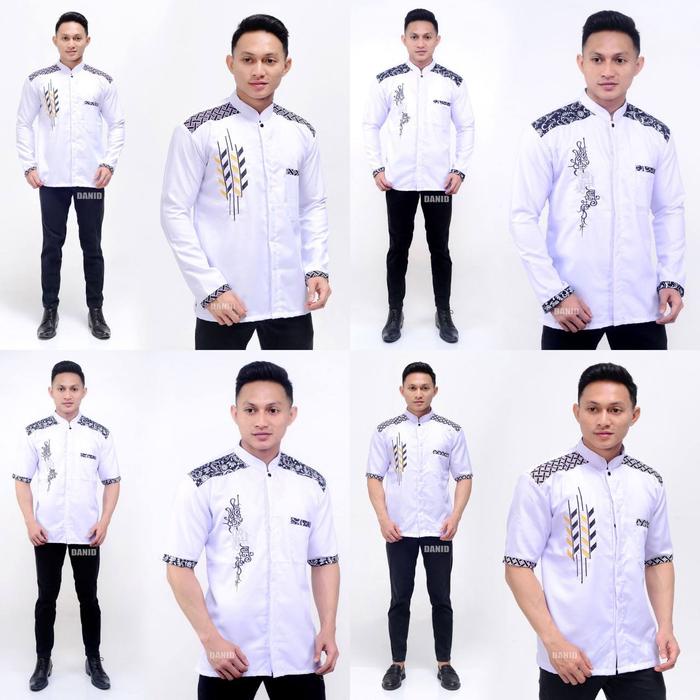 Baju Koko Pria Model Anyar 2024 Kekinian Koko syubbanul muslimin koko azzahir Baju Koko Dewasa