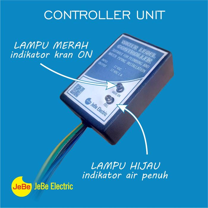 TERLARIS Kontrol sensor air toren/tandon otomatis untuk PDAM_PAM_kolam_level bak mandi otomatis.