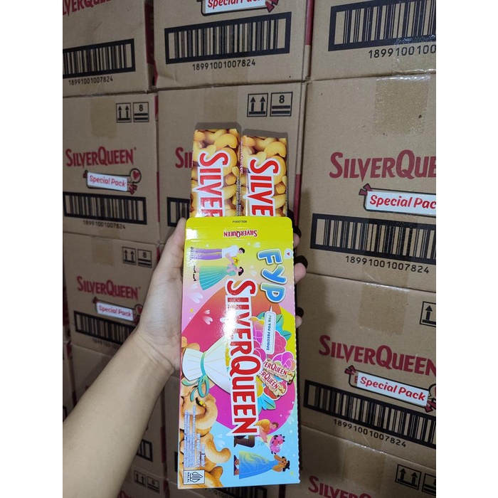 

BARANG TERLARIS PROMO COKLAT SILVERQUEEN 55 GR CASHEW 1 BOX ISI 10pcs/ SILVERQUEEN BESAR