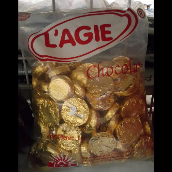 

BARANG TERLARIS Coklat Lagie Coin 1 kg Cokelat Koin Kiloan L'agie