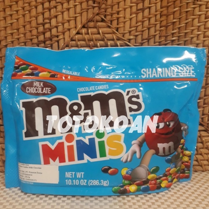 

BARANG TERLARIS M&M'S M&M MINIS MILK CHOCOLATE CANDIES SHARING 286,3 GR