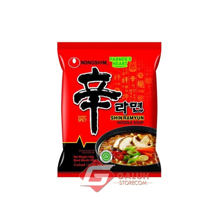 

Promo Terbatas Nongshim Shin Ramyun Mie Instan / Mie Korea Halal 120 Gr Aman