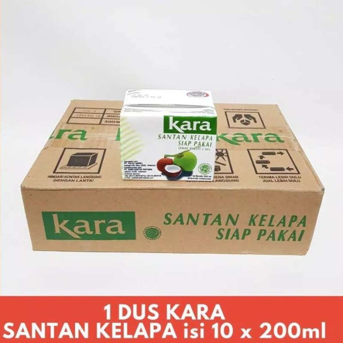 

BARANG TERLARIS 1 DUS Santan Kelapa KARA 200ml isi 10Pcs