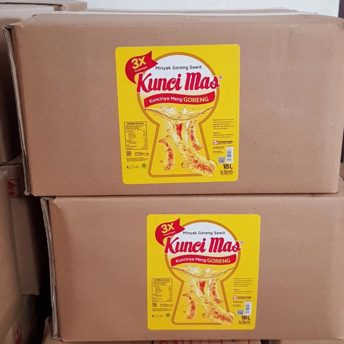

BARANG TERLARIS Minyak goreng Kuncimas 18ltr Bib