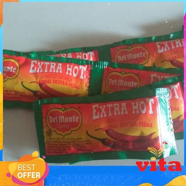 

BARANG TERLARIS Delmonte Extra Hot Saos Sambal Sachet per dus