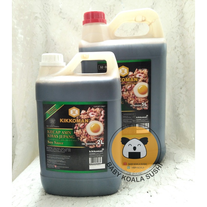 

BARANG TERLARIS 5 LITER KIKKOMAN HALAL Shoyu Kecap Asin Ala Jepang Japan Soy Sauce