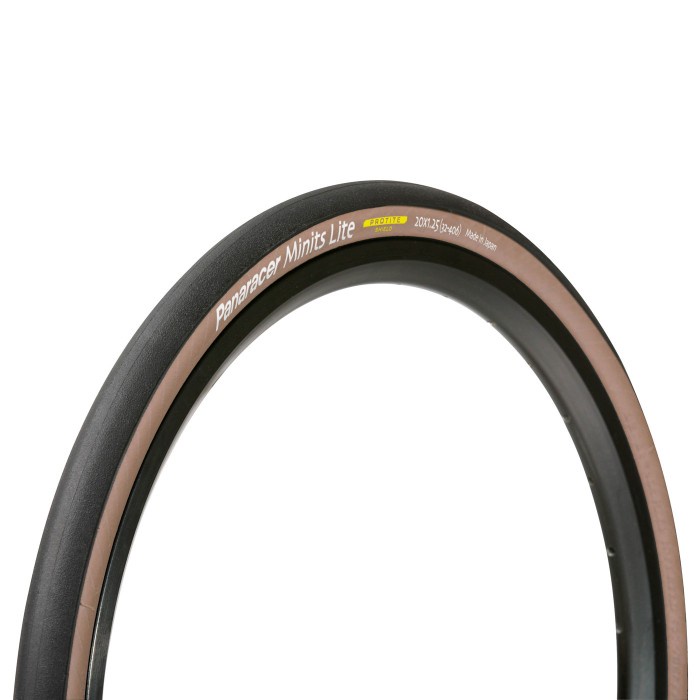 Ban Panaracer Minits Lite Tire (207/8 / 23-451) Black Amber -Gratisongkir