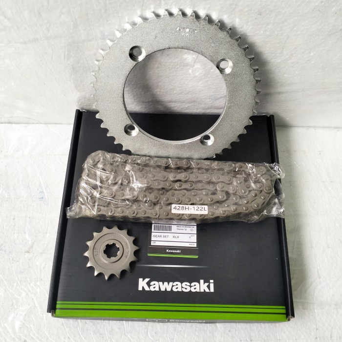 TOP GEAR SET ORIGINAL SUNSTAR KAWASAKI KLX 150 L S D-TRACKER -