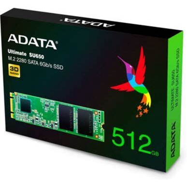 SSD ADATA M.2 SATA SU650 3D-NAND ; 512GB
