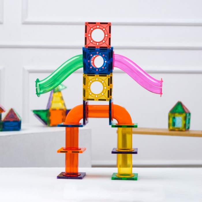 Dsm - Tinkermags Ball Run Magnetic/Magnetic Ball Run Expansion/Marble Run