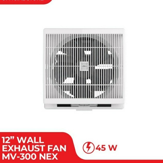 Maspion Exhaust Fan 12in MV-300 NEX (Exhaust Fan Dinding Maspion 12 Inch)