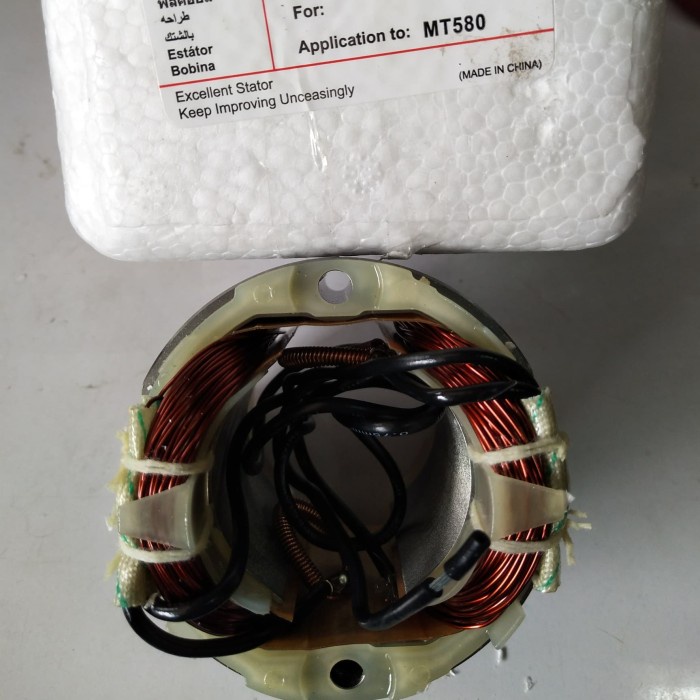 TOP STATOR 583/580 STATOR BANTALAN GULUNGAN MESIN CIRCULARSAW MAKTEC MT583 -