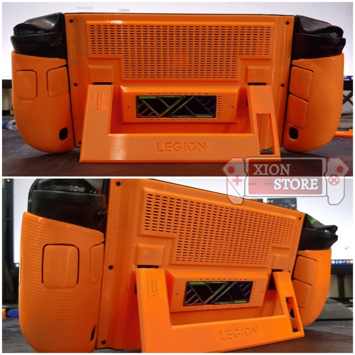 Ready backdoor mod case legion go back cover with ssd converter 2242 to 2280