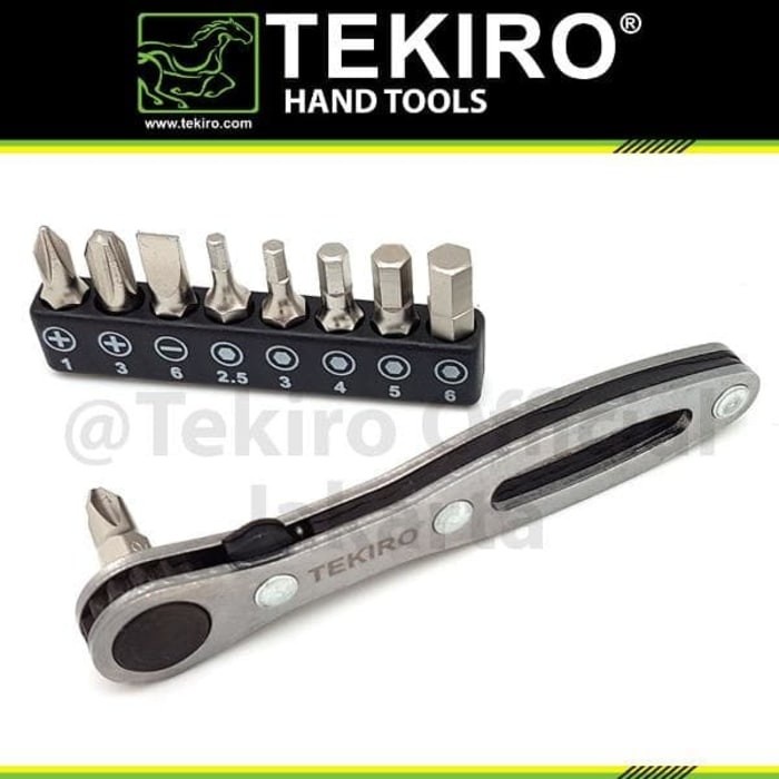 TEKIRO INSERT RACHET SCREWDRIVER BITS OBENG RACHET