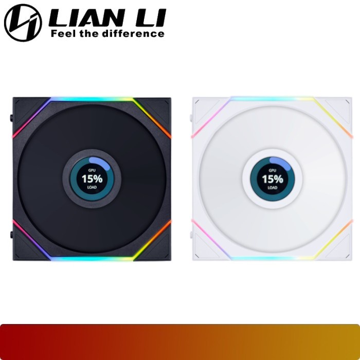 Ready LIAN LI UNI FAN TL LCD 140 Reverse Blade with 1.6 LCD Screen