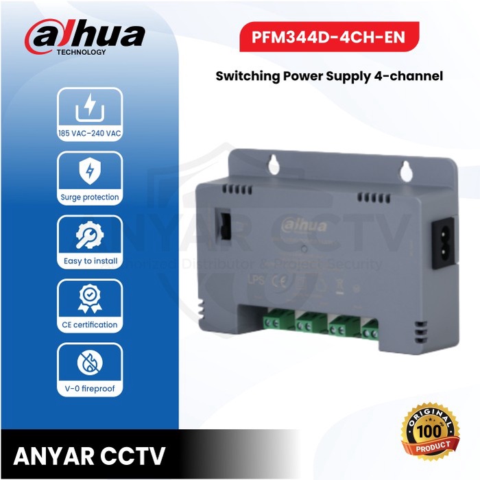 DAHUA DH-PFM344D-4CH-EN POWER SUPPLY DAHUA 4CH PFM344D 4CH EN