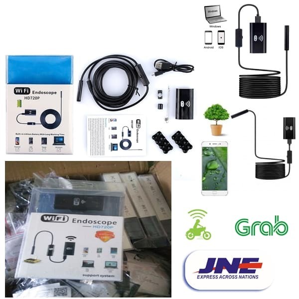 Endoscope Camera WIFI / Web cam / IP IR SPY Cam / Sport action cam 720