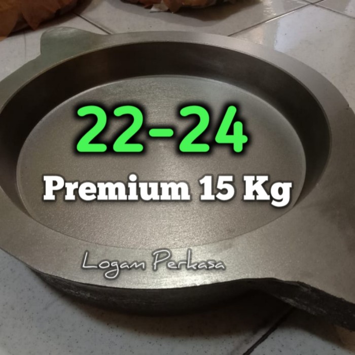 PREMIUM Loyang Martabak Bangka Premium 22-24 Berat 15 Kg Plus Tutup