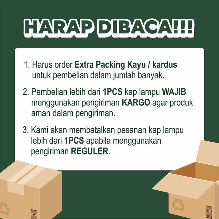 PREMIUM Kap Lampu Rotan Sintetis Jumbo Murce Aesthetic