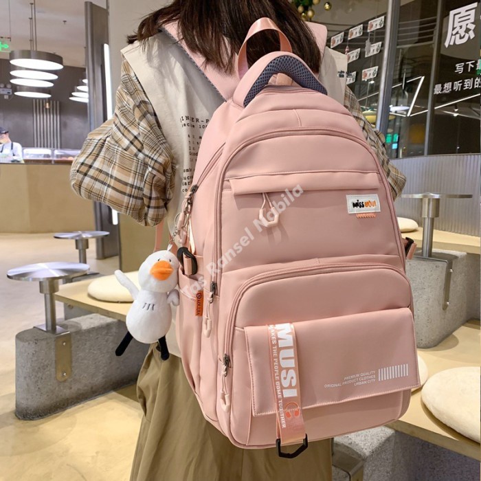 PREMIUM Tas Ransel Sekolah Anak Perempuan SMP SMA Wanita Premium Anti Air