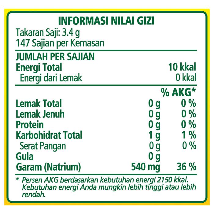 

Sale Terbatas Knorr Chicken Seasoning Powder 500G Aman