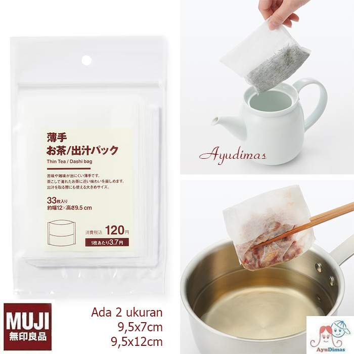 

Promo Terbatas Muji Thin Tea / Dashi Bag - Kantong / Saringan Kaldu / Teh Utk Masak Aman