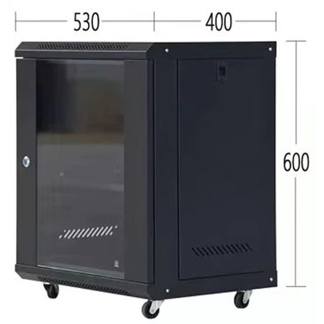 Rack Server 12U Wallmount Cabinet - Rak Lemari Server 12 U CLOSE RAK