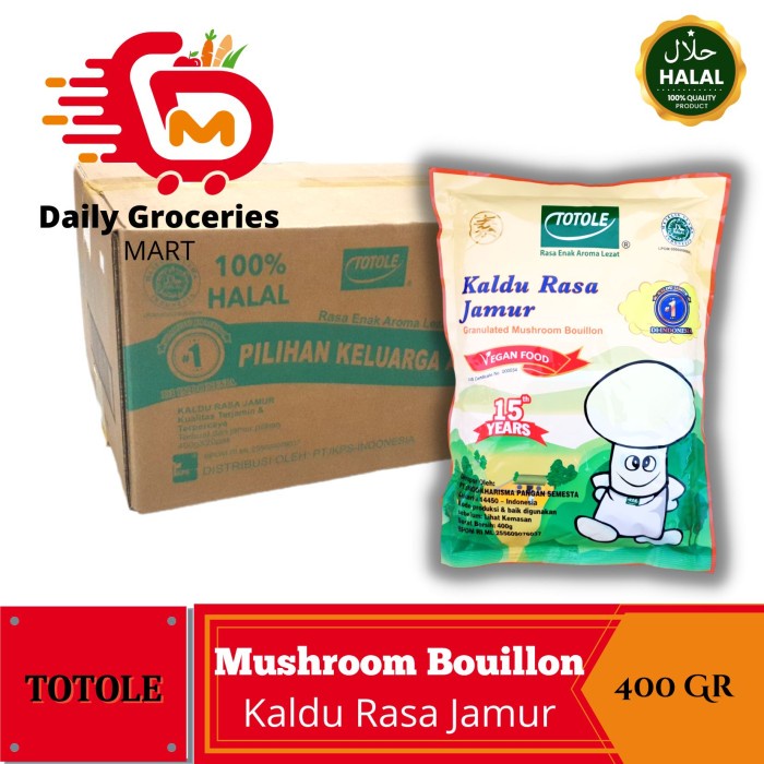 

Sale Terbatas Kaldu Jamur Totole Kaldu Rasa Jamur - Bumbu Penyedap Rasa Non Msg 400G Aman