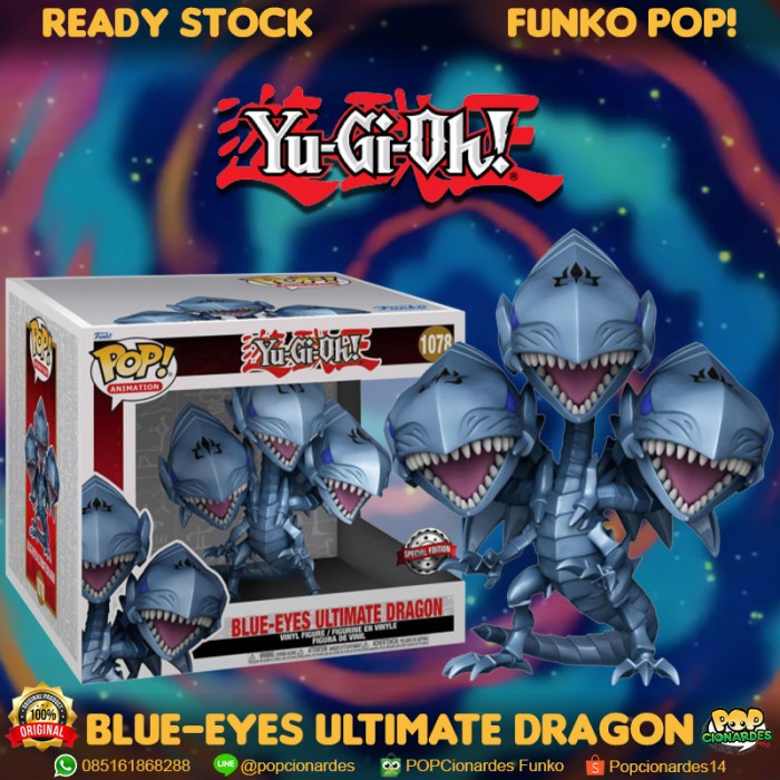 Funko POP Animation - Yu-Gi-Oh - Blue Eyes Ultimate Dragon #1078