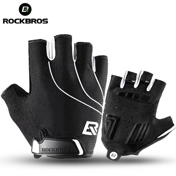 TERLARIS Rockbros S107 Bike Gloves Half Finger Sarung tangan sepeda