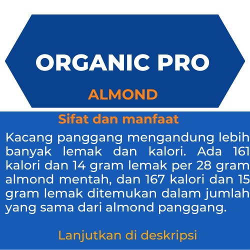 

ALMOND ,KACANG ALMOND MENTAH 1KG