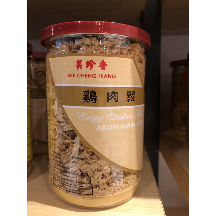 

BEE CHENG HIANG ABON CRISPY AYAM / CHICKEN FLOSS KHAS SINGAPORE 200GR